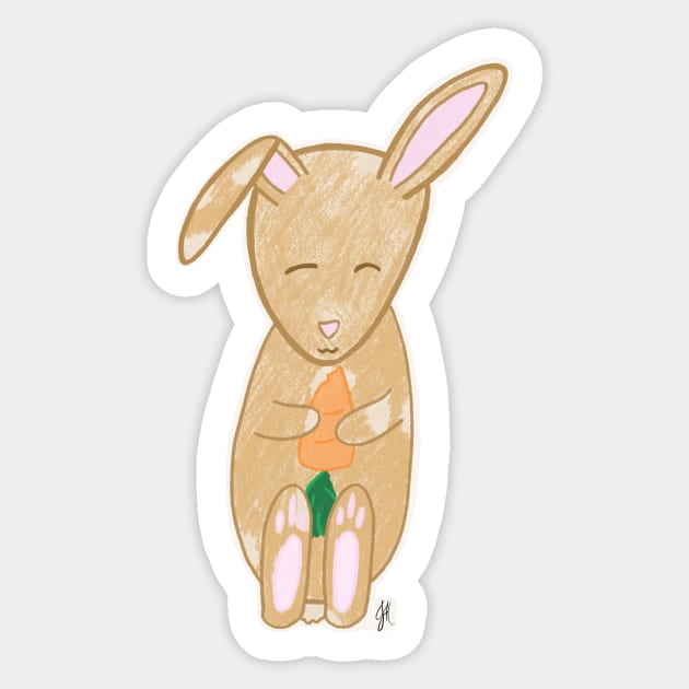 Carrot Nom Sticker by jesshinsberg